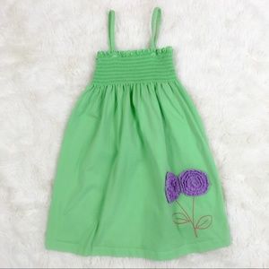 Hanna Andersson Green Dress Size 110cm 5